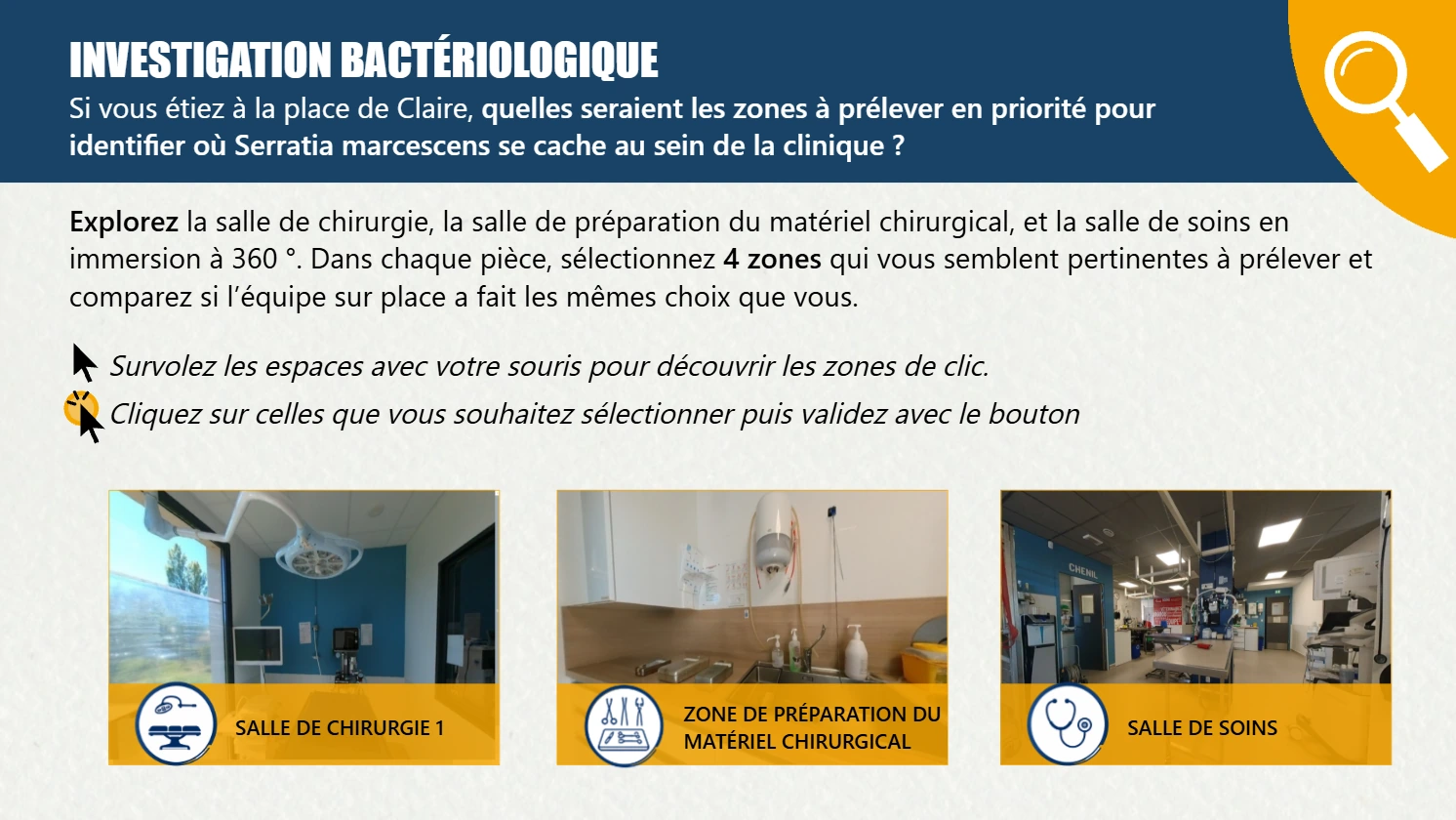 Activité d’investigation bactériologique du parcours EcoAntibio